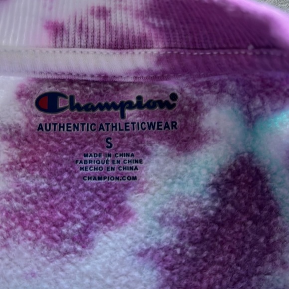Champion Girls Tie Dye Sweatshirt - Picture 4 of 4